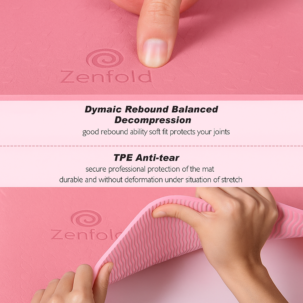 Zenfold Sports – Premium TPE Yoga Mat (08mm)