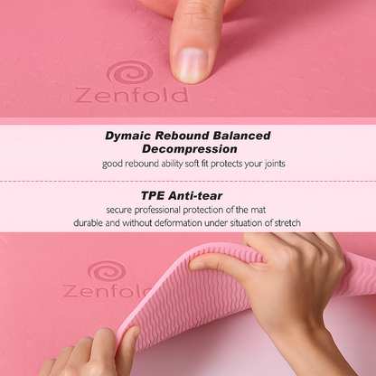 Zenfold Sports – Premium TPE Yoga Mat (08mm)