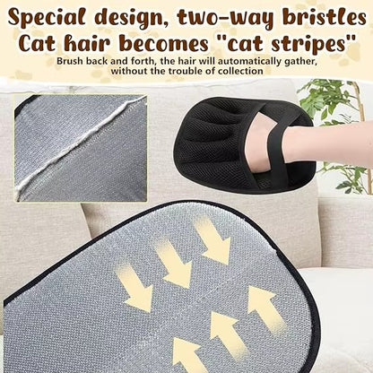 Zenfold Pets – 5-Finger Electrostatic Pet Hair Remover Glove