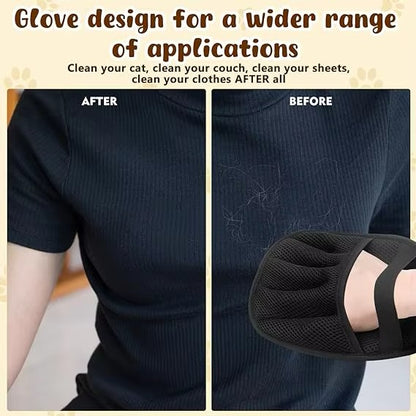 Zenfold Pets – 5-Finger Electrostatic Pet Hair Remover Glove