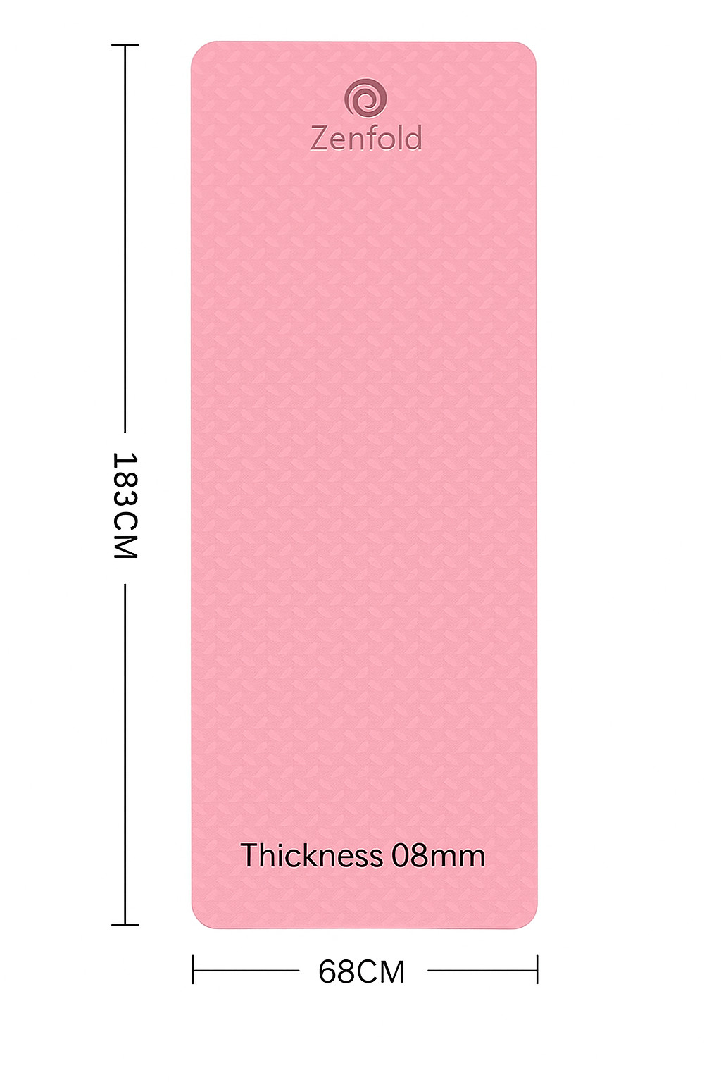 Zenfold Sports – Premium TPE Yoga Mat (08mm)