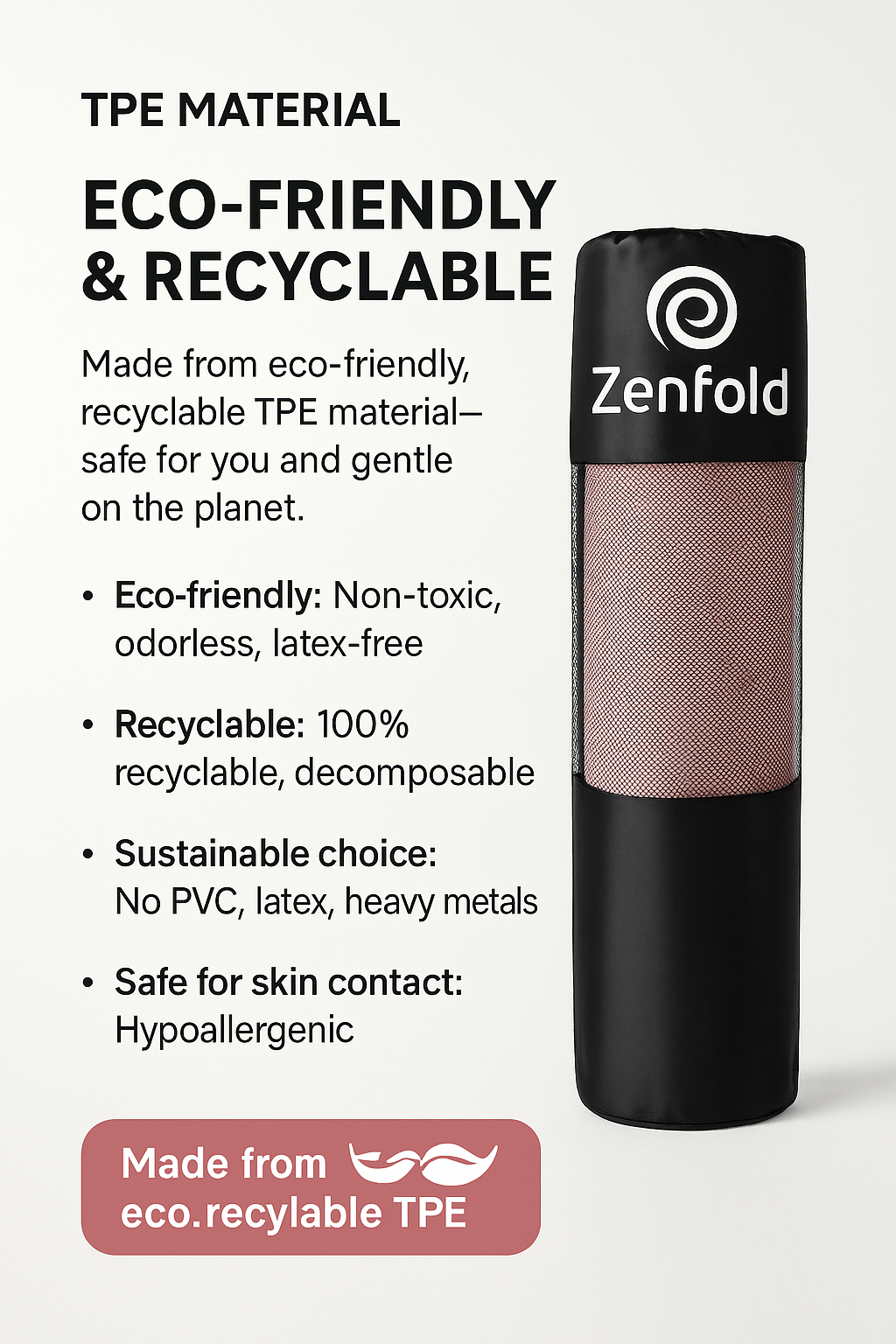 Zenfold Sports – Premium TPE Yoga Mat (08mm)