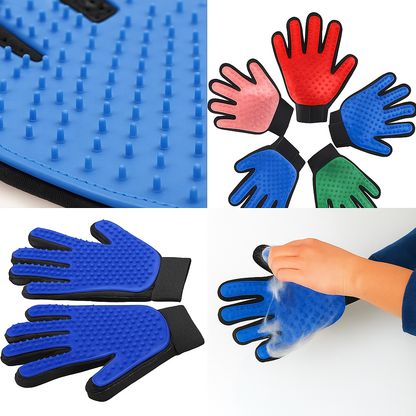 Zenfold Pets – Deshedding Silicone Grooming Glove (Pair)